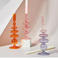 Glass candle Candlestick Holders